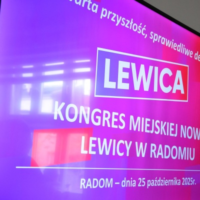 Kongres Miejskiej Nowej Lewicy w Radomiu - dokumentacja fotograficzna